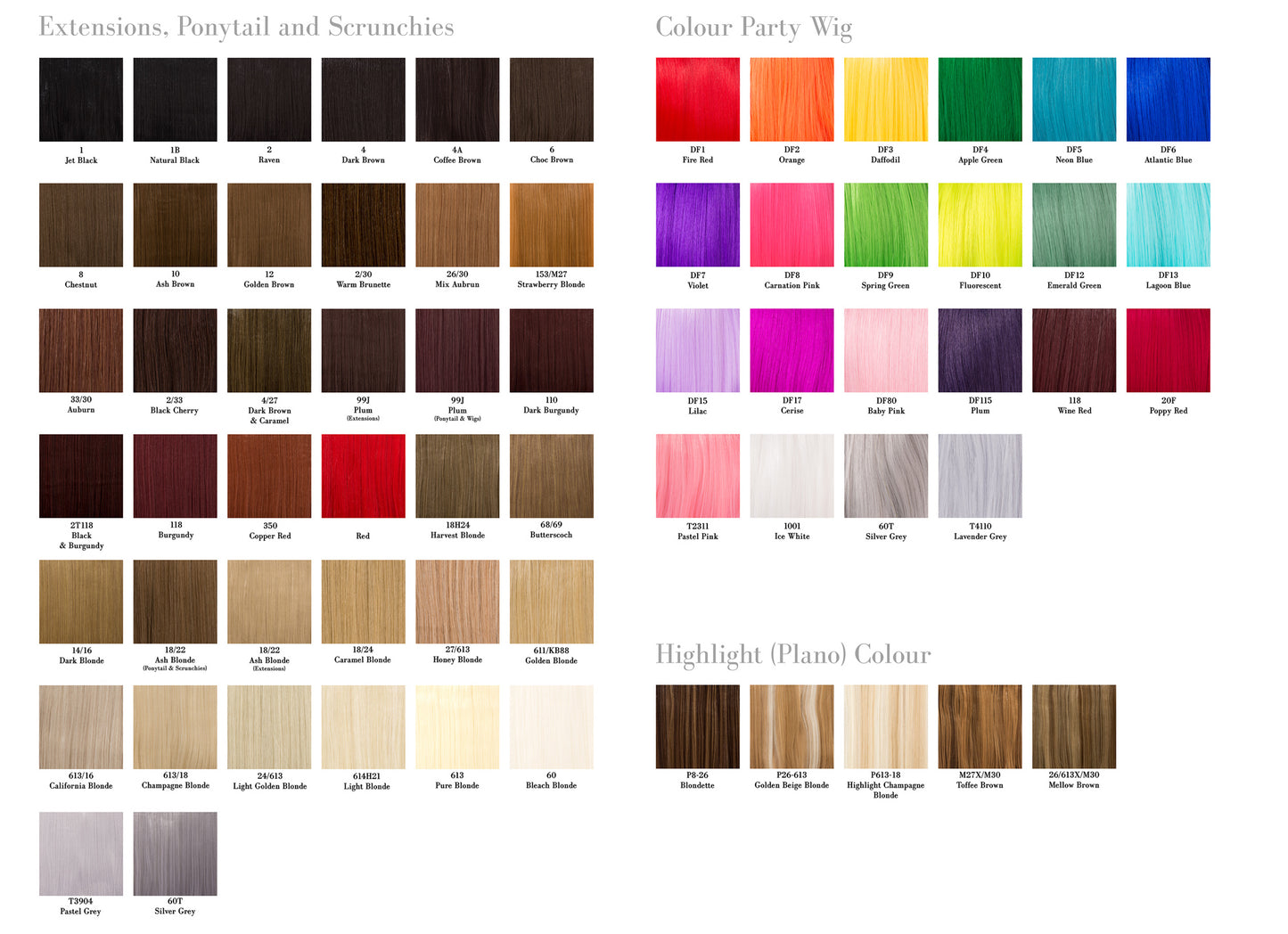 Colour Bob Full Head Wig