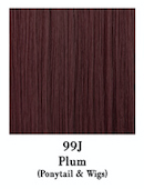 Rosie Claw Clip Reversible Curly Ponytail