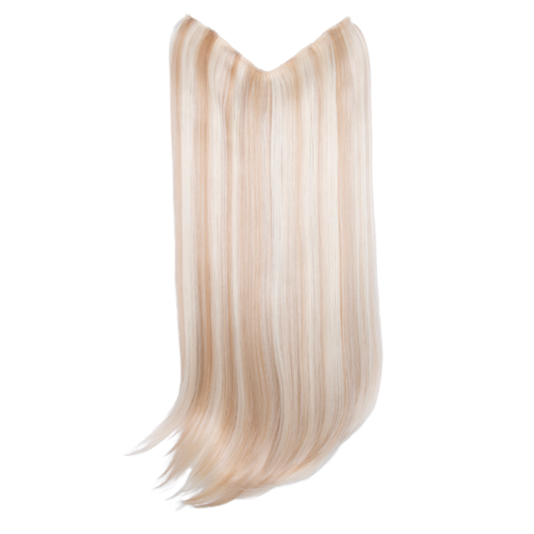 V-Shaped Synthetic Straight 1 Weft 20" Clip-In Hair Extension