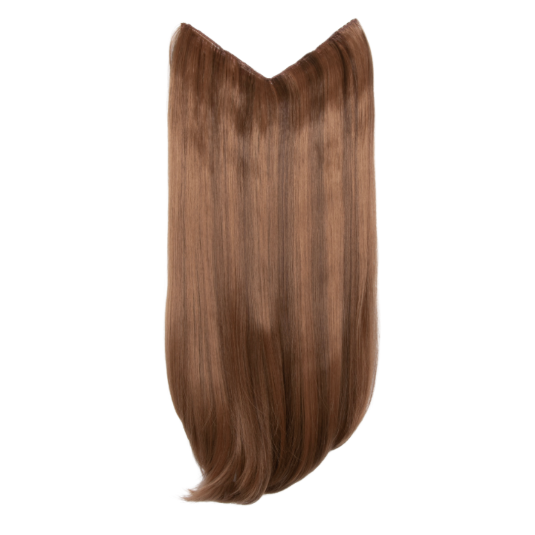 V-Shaped Synthetic Straight 1 Weft 20" Clip-In Hair Extension