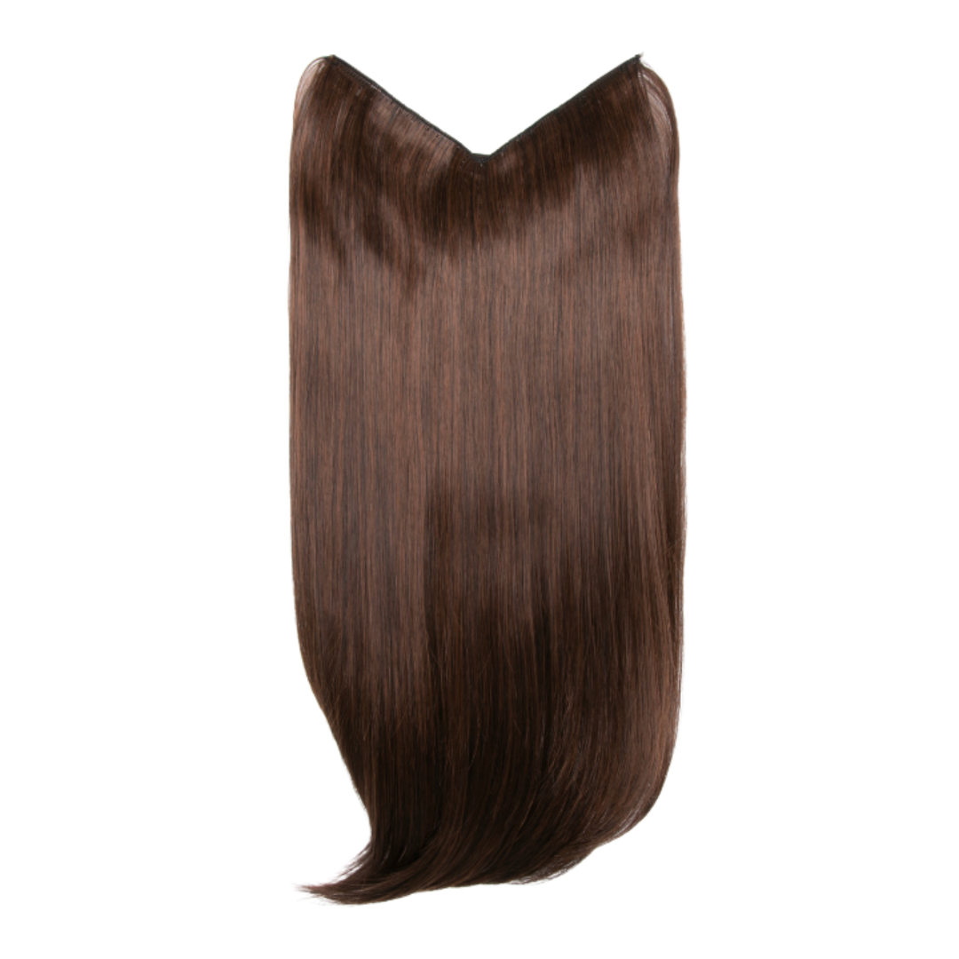 V-Shaped Synthetic Straight 1 Weft 20" Clip-In Hair Extension