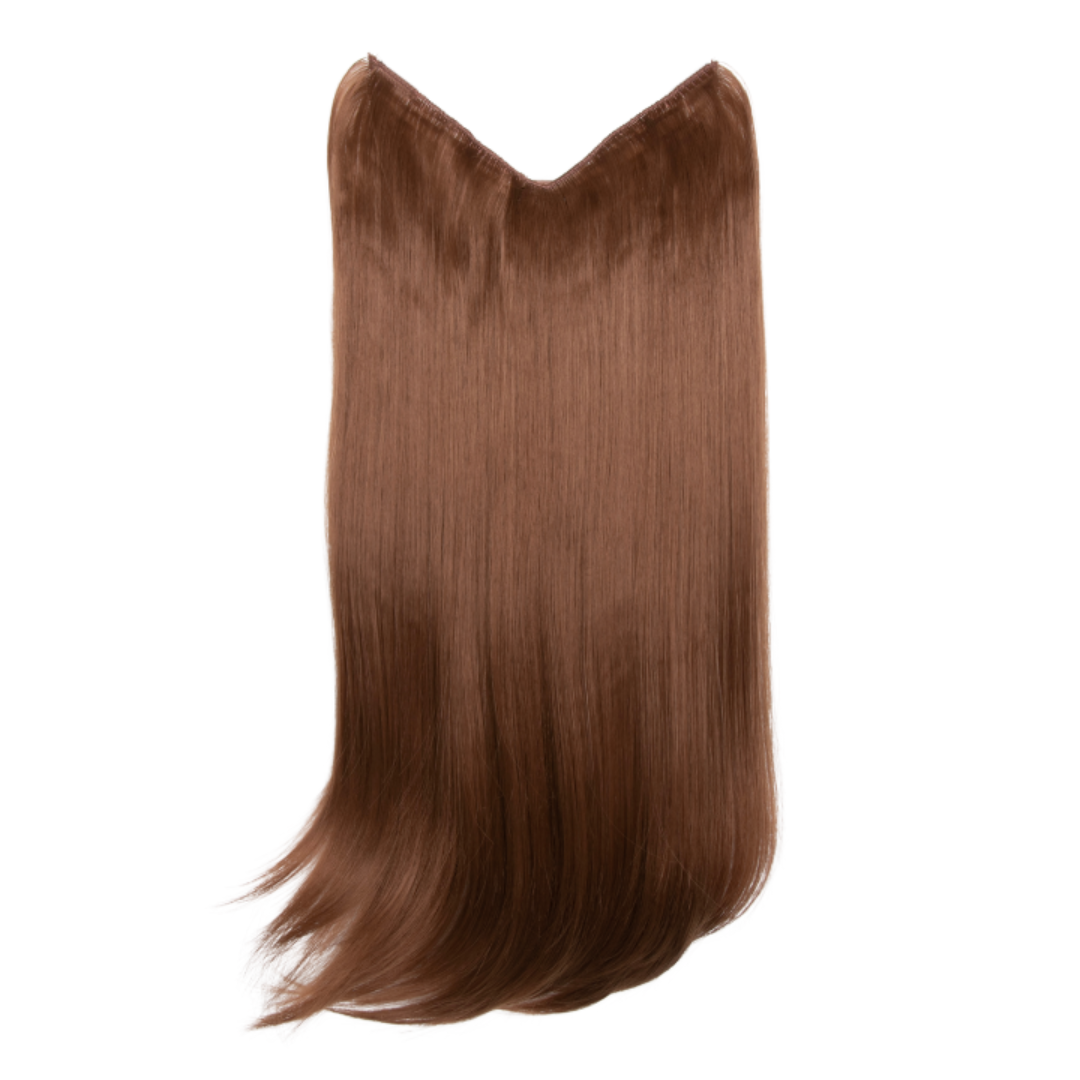 V-Shaped Synthetic Straight 1 Weft 20" Clip-In Hair Extension