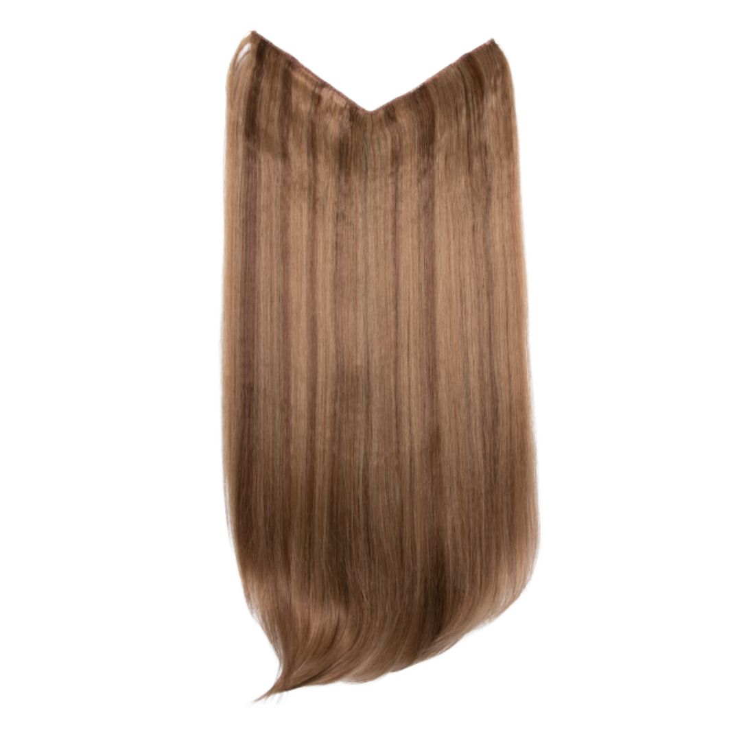 V-Shaped Synthetic Straight 1 Weft 20" Clip-In Hair Extension